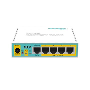 روتر میکروتیک RB750UP hEX PoE lite